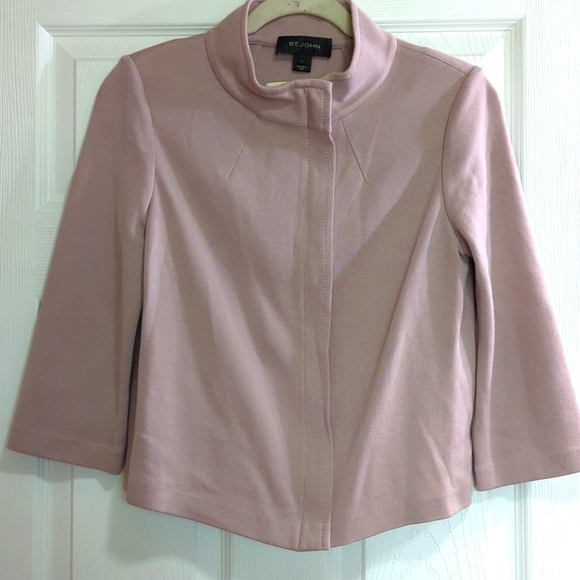 St. John Women's Lilac Zip-up Jacket - Picture 1 of 13